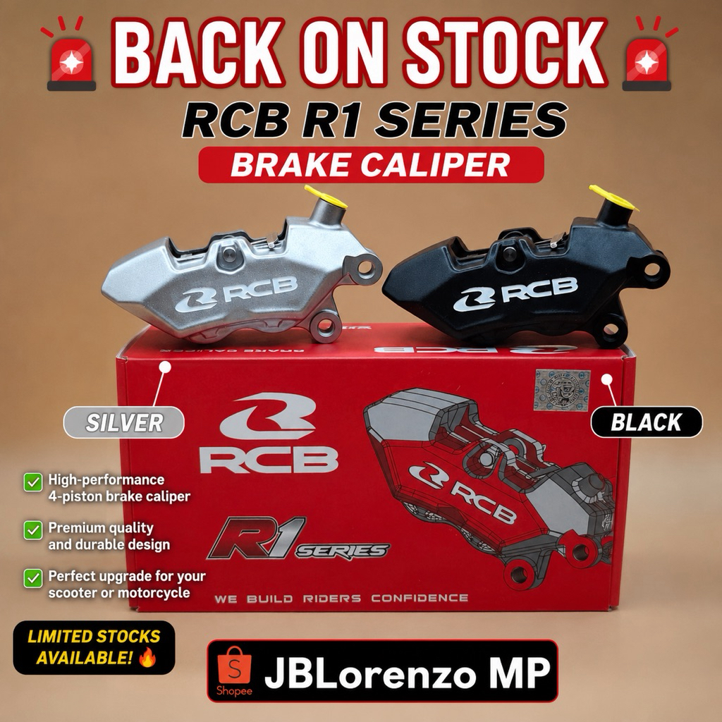 RCB R1 Series Brake Caliper 4 Piston UNIVERSAL | Shopee Philippines