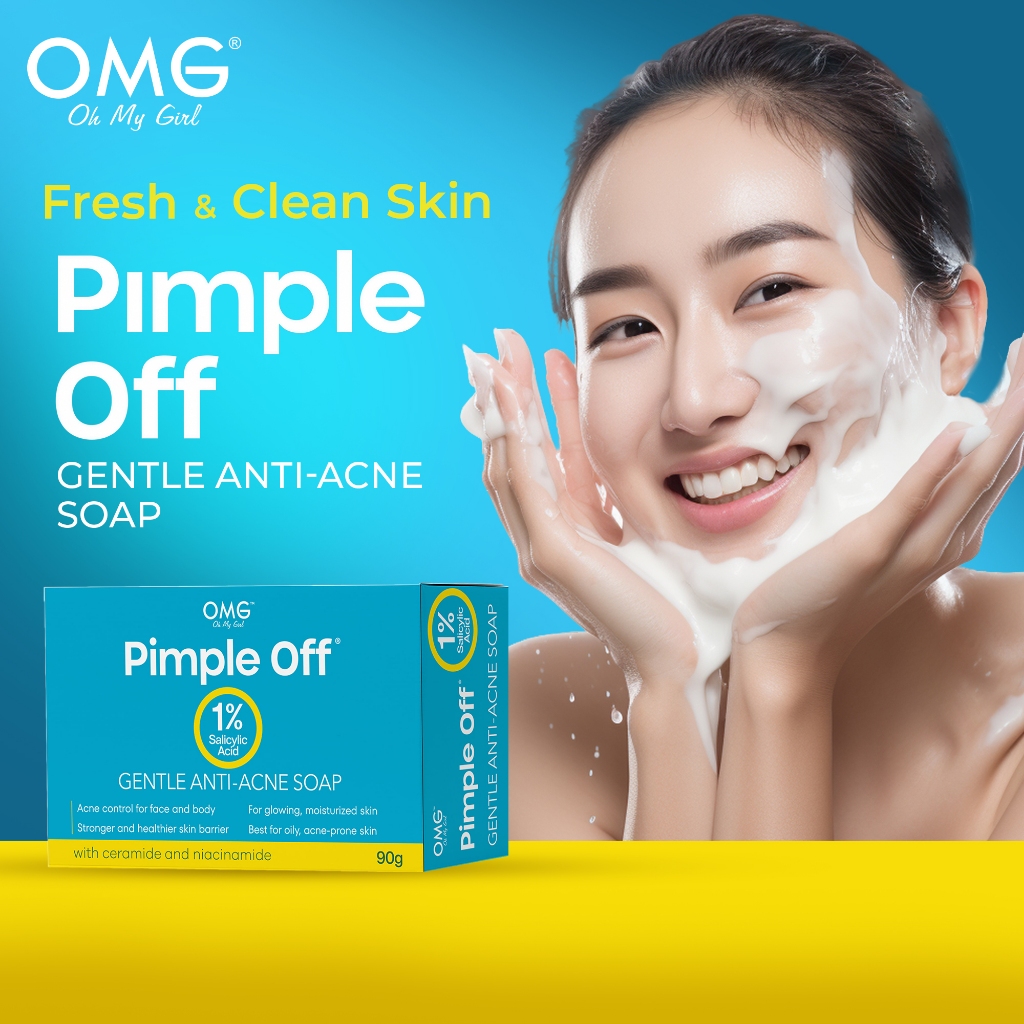 OMG Oh My Girl Pimple Off Gentle Anti-Acne Soap 90g Salicylic Acid ...