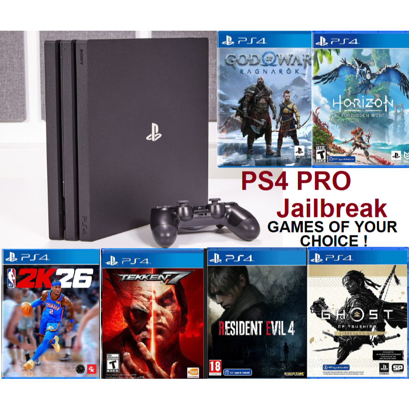 PS4 PRO JAILBREAK 1 TB / ps4 pro jailbreak 1 tb / ps4 pro 1 tb jb ...