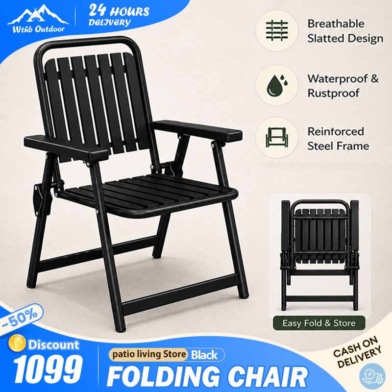 WTHB Outdoor chair camping chair heavy duty folding chair High Back ...