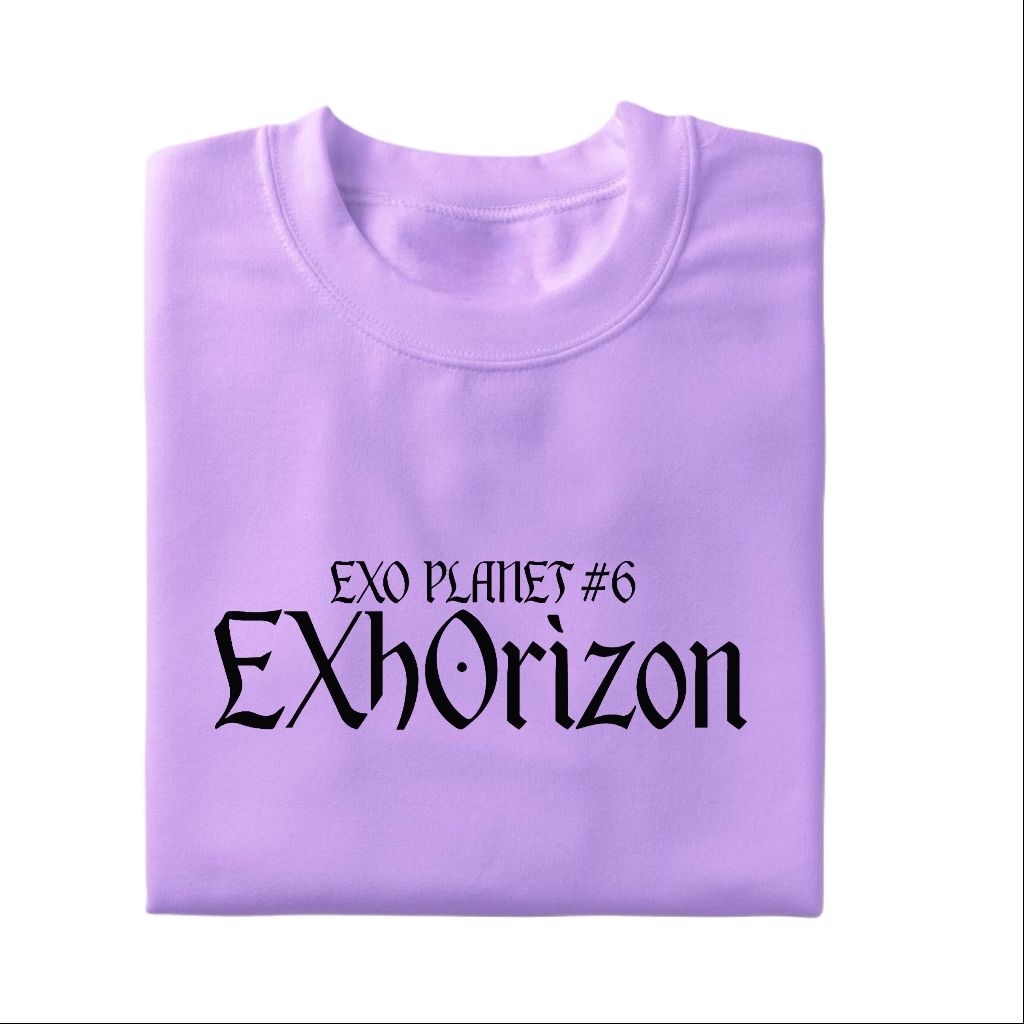 EXO PLANET #6 EXhOrizon T-Shirt Cotton Good Quality Unisex