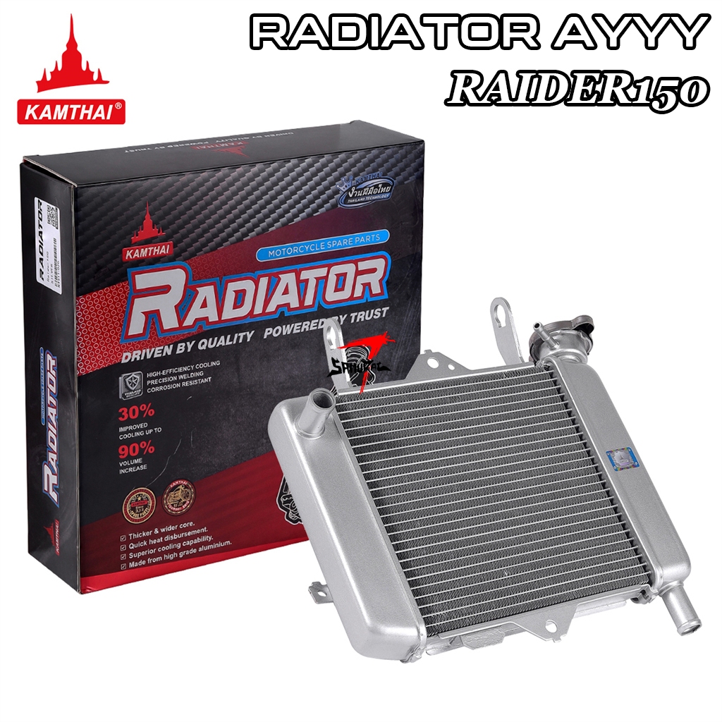 KamThai Racing Radiator Assembly For Suzuki Raider150 Fi Raider150 Carb ...