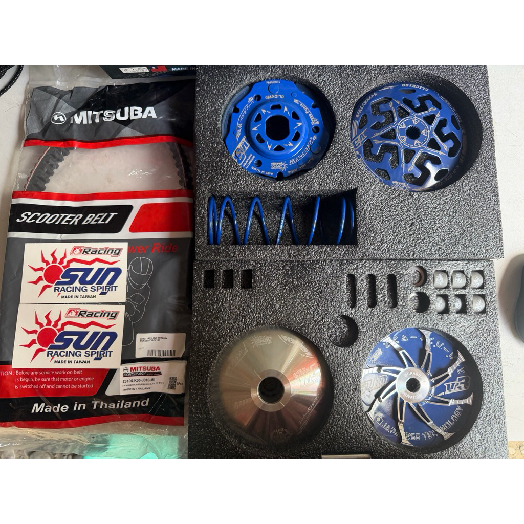 SUN RACING CVT KIT CLICK 150 / ADV 150 / GIORNO 125 PCX 150 Airblade ...