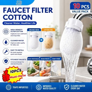 10Pcs Disposable Faucet Filter Cotton Bag for Kitchen Sink, Splash ...