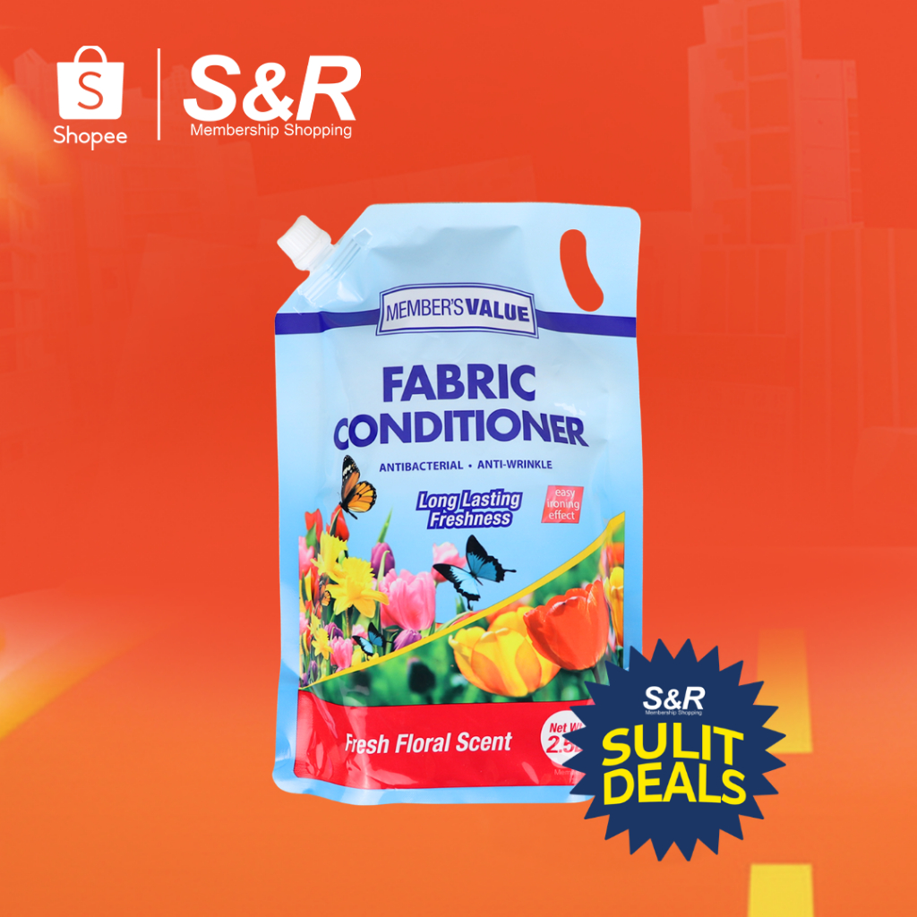 Member's Value Fabric Conditioner Fresh Floral Scent 2.5L | Shopee ...