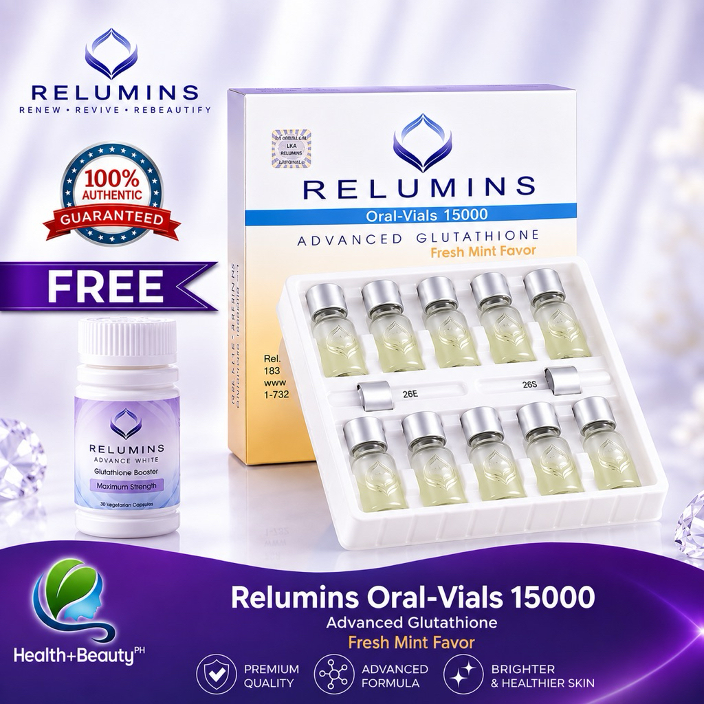 glutathione vials philippines Relumins Advanced 15000mg Sublingual 10 Oral FREE BOOSTER - Professional Grade Expert Pigmentation Treatment at #vitaminc Amount:15mg
