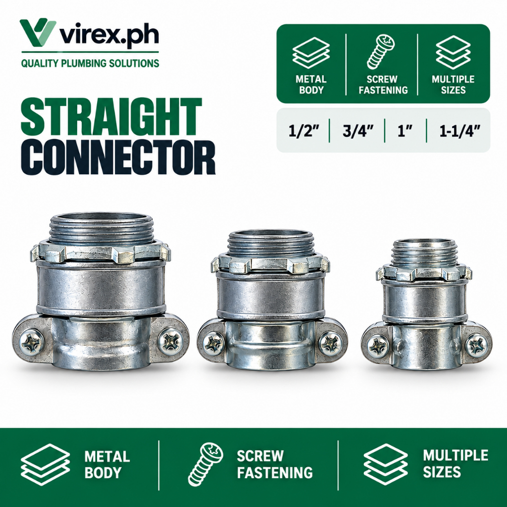 Straight Connector 1/2