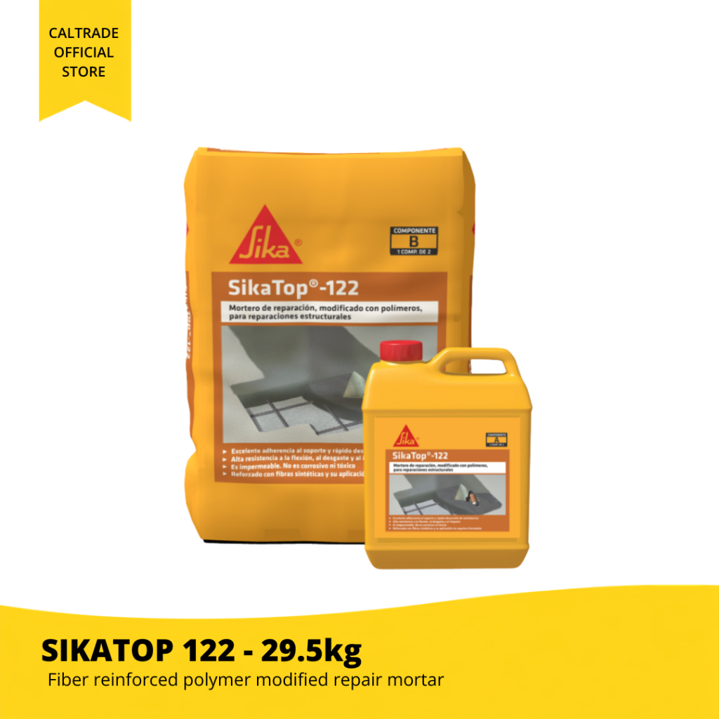 SIKATOP 122 - 29.5kg Fiber reinforced polymer modified repair mortar ...