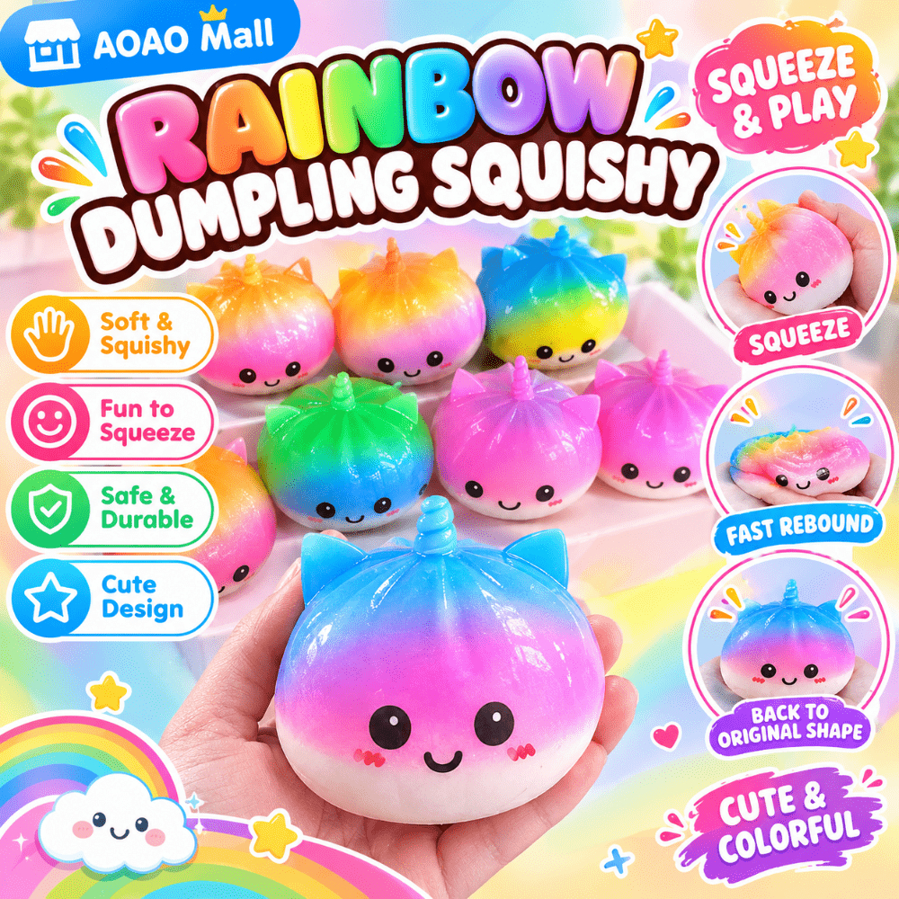 12Pcs Wholesale Unicorn Bun Squishy Toy For Kid Squeeze Toy Fast ...