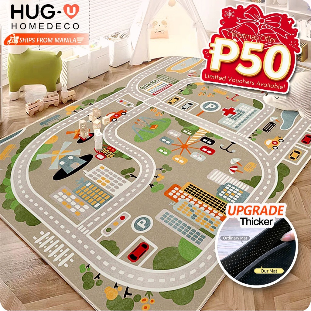 HUG.U (2026) Bedroom 3D Thematic Carpet Mat Cotton Blend, Non-Slip ...