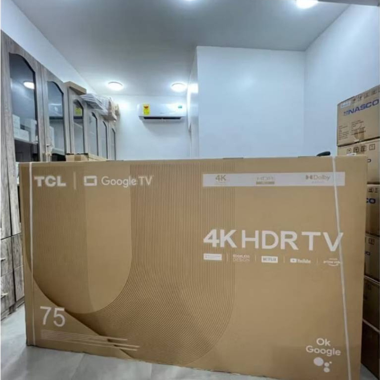 Available Brand New original TCL 75 Inch 4K HDR TV Google TV Dolby ...