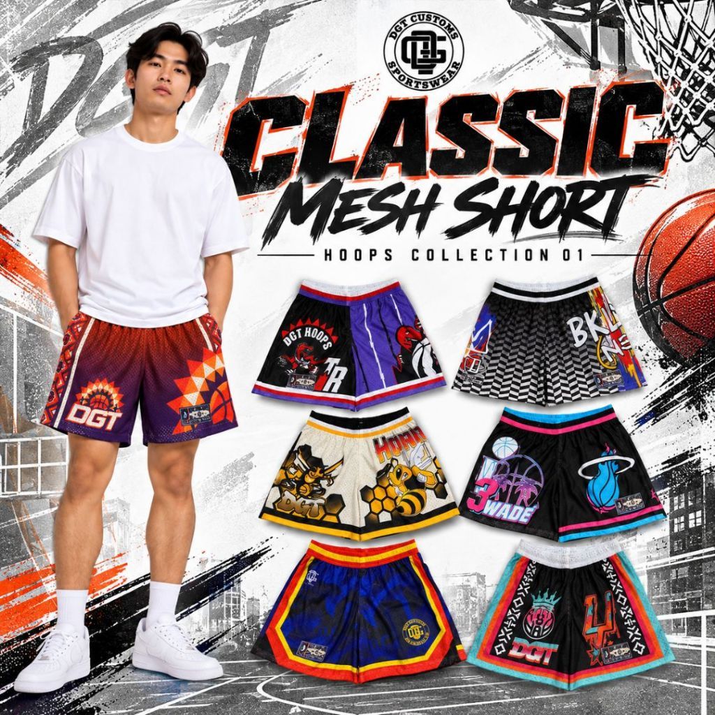 Hoops Collection Mesh Shorts with Pockets | Basketball Shorts ...
