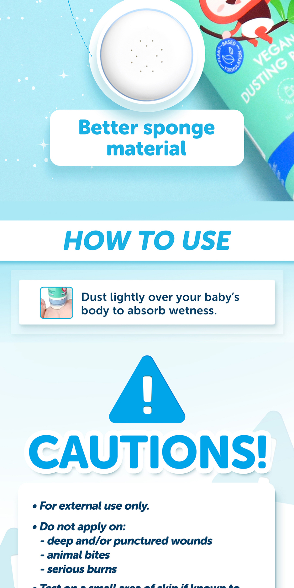 UniLove Vegan Baby Dusting Powder 120g Pack of 1 | Shopee Philippines