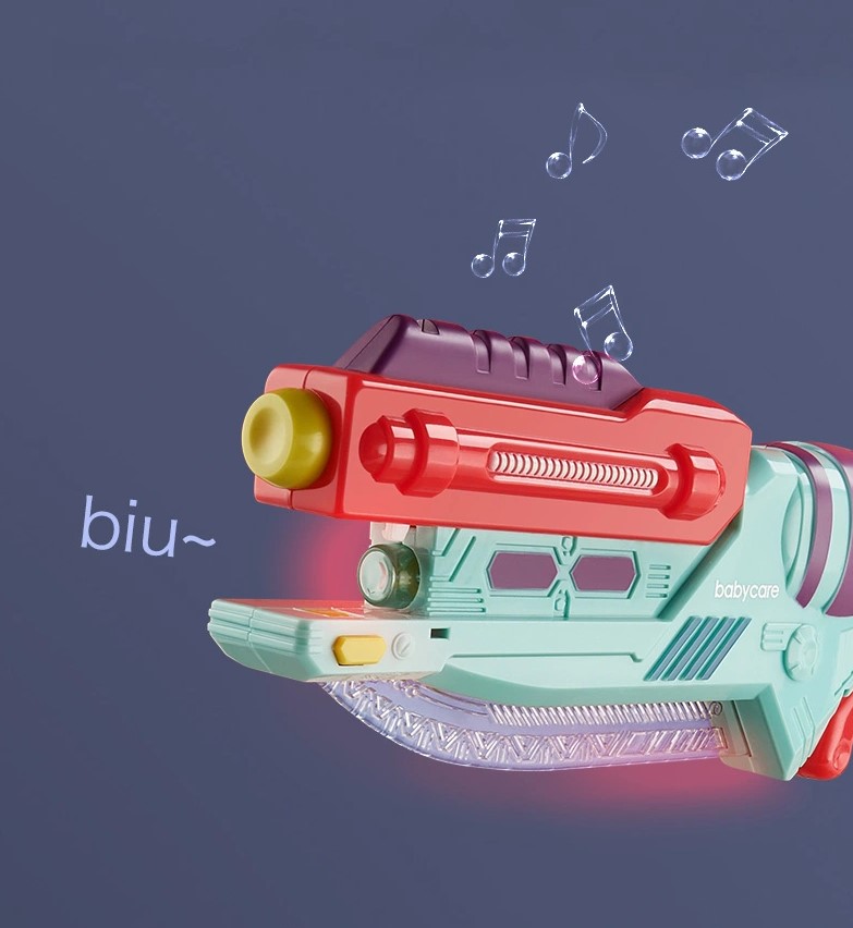 BC BabyCare TRANSFORMING GUN TOY Gun and Bayonet Flashing Fun Role ...