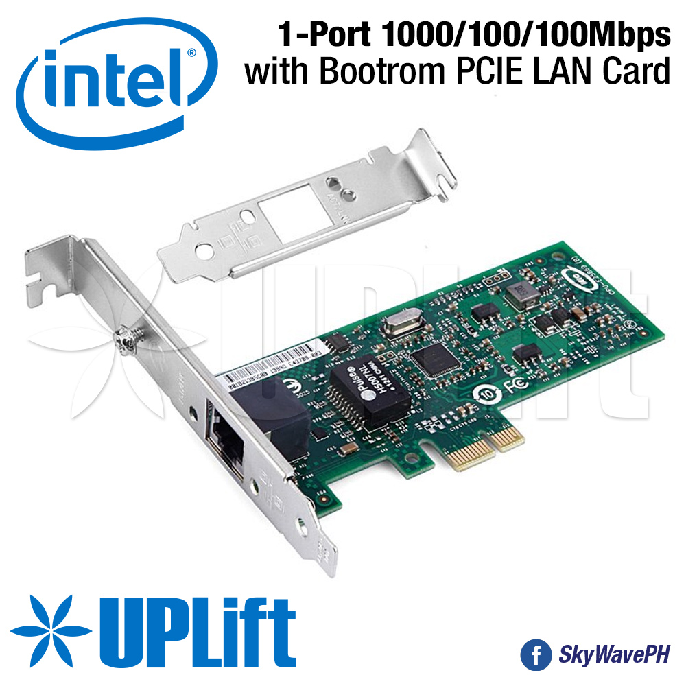 UPLift Genuine Intel Diskless Gigabit 10/100/1000Mbps LAN Card with PXE ...