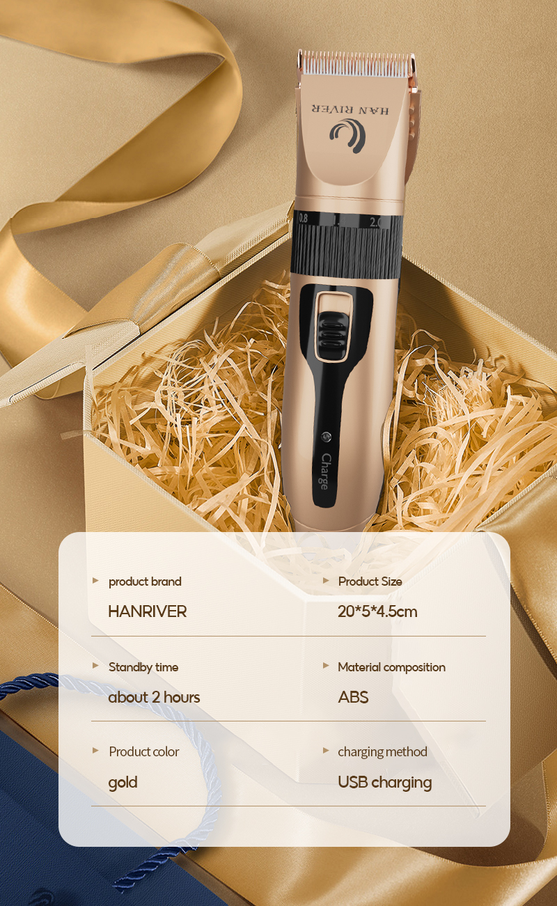 HAN RIVER Razor Hair Cut Cordless Professional Razor USB Rechargeable ...