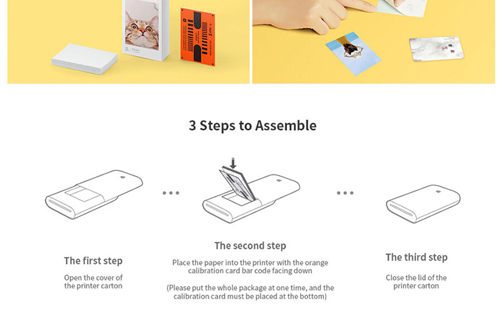 Xiaomi Mi Portable Bluetooth Mini Photo Printer | Shopee Philippines