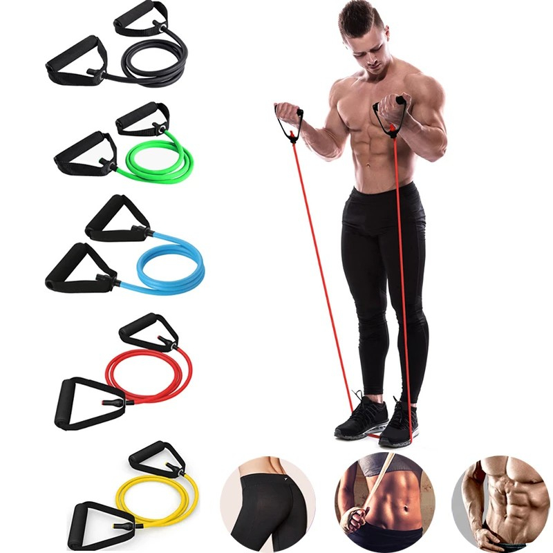 Fitness Resistance Exercise Rubber Strap Yoga Training Pull Rope Family ...