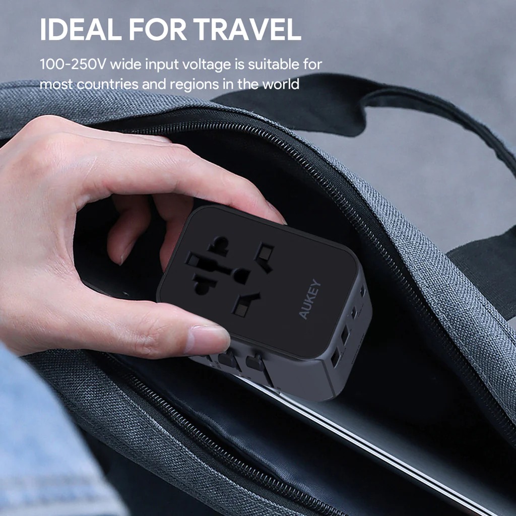 AUKEY PA-TA07 PD 35W Travel Mate Universal Adapter | Shopee Philippines