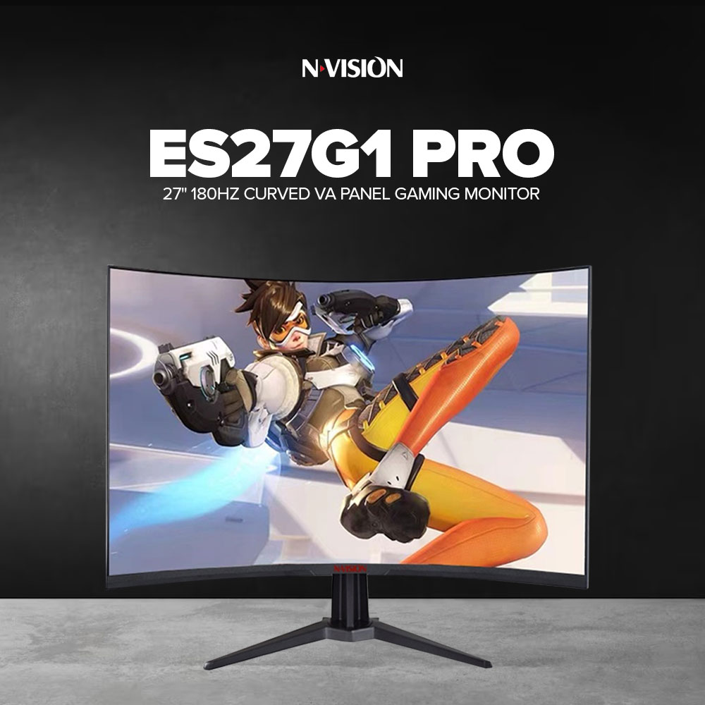 Easypc Nvision Es G Es G Pro Inch Curved Monitor Va Panel