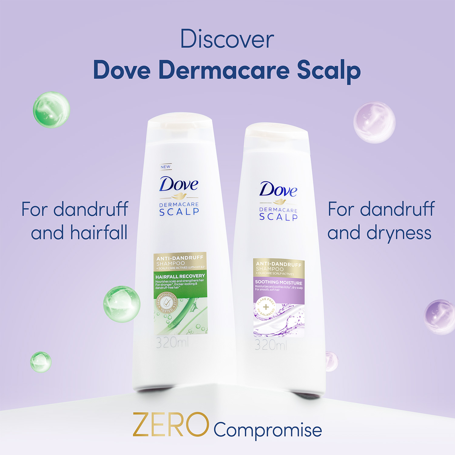 Dove Dermacare Anti-Dandruff Scalp Soothing Moisture Shampoo 320ML ...