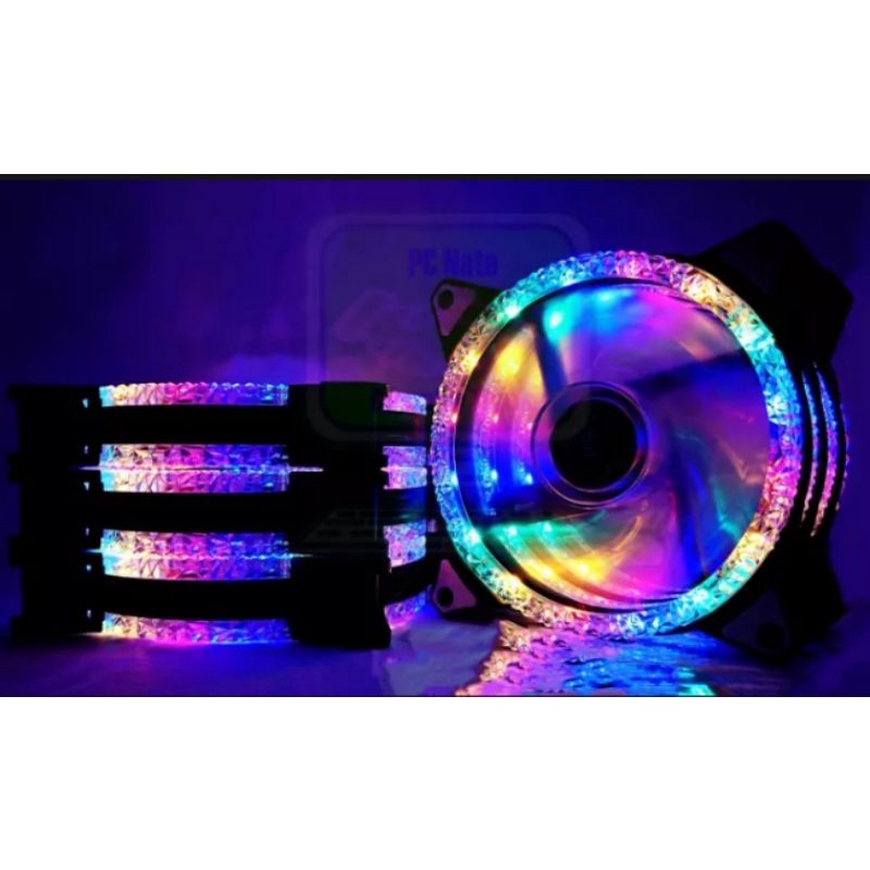 Gstorm Crystal Diamond Rainbow RGB Led fan 120mm PC CPU Computer Case ...
