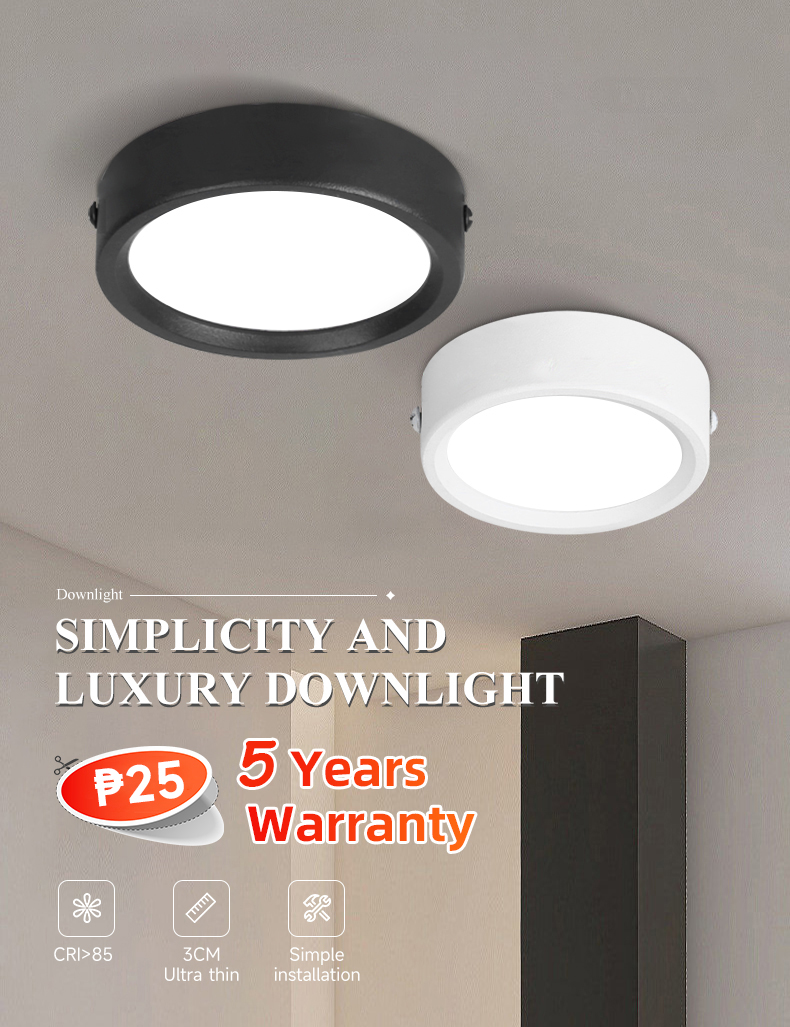 Pin Light Surface Mounted Led Downlight Ceiling Light Tricolor Pinlight ...