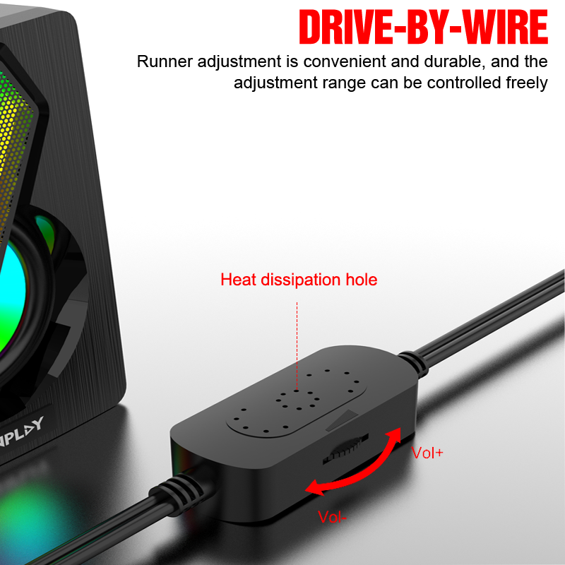 Inplay MS246 Mini Digital Speaker 3D Surround Shocking Bass Boost ...