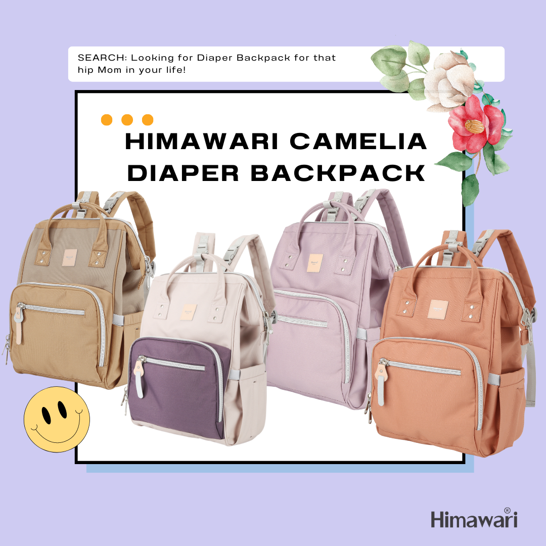 Himawari Camelia Diaper Baby Backpack for Mom's Backpack (121306