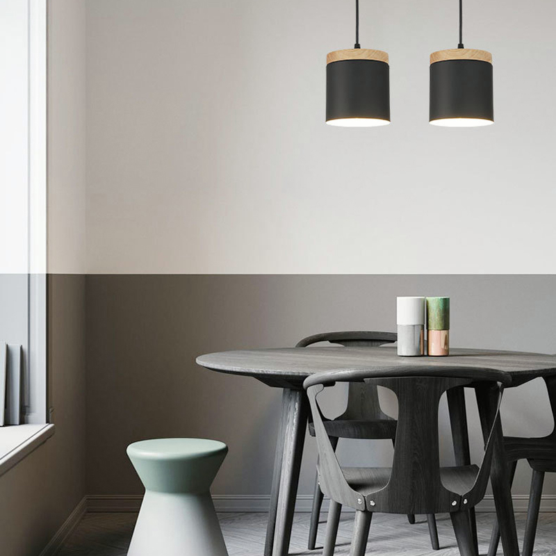Pendant Light Nordic Modern Chandelier Macaron Mini Drop Light Iron ...