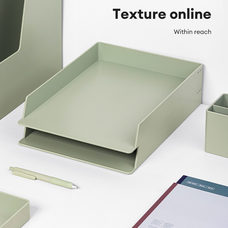 Nusign by Deli File Tray 2 Layers Organizer Magazine Paper Notebook ...