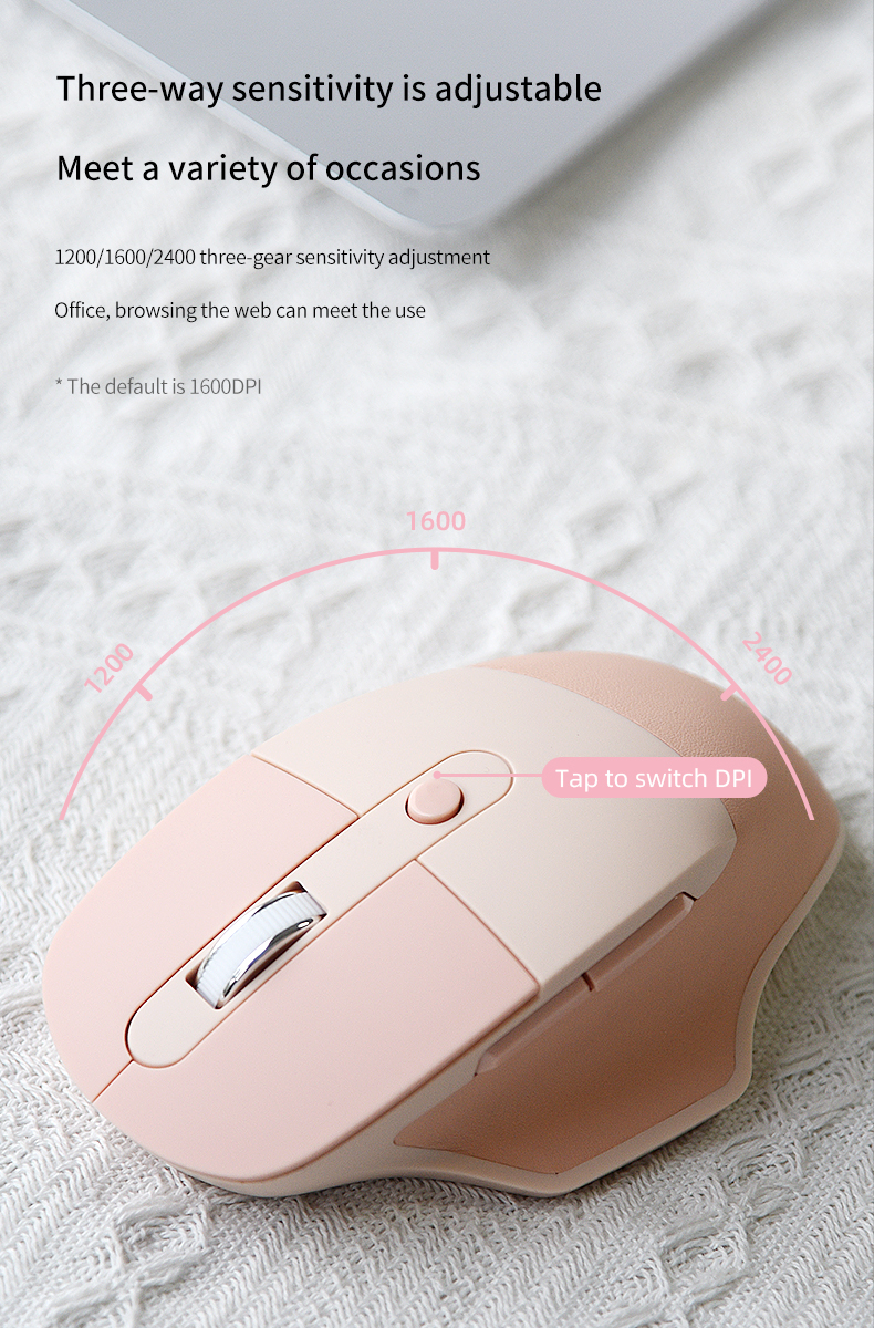 MOFii GEEZER M4DM Wireless Bluetooth Personalized Mouse USB Receiver ...