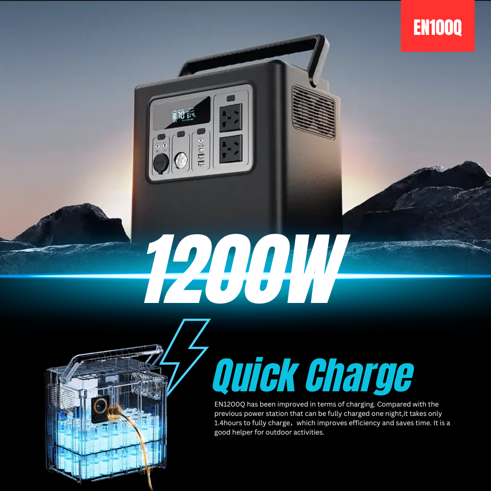 Yoobao EN1200Q 384000mAh 1200W Output+1000W Inverter Input Power ...