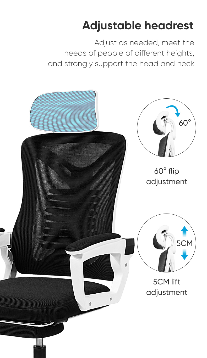 Deli Ergonomics Chair Mesh Breathable Office Chair Gaming Chair With 