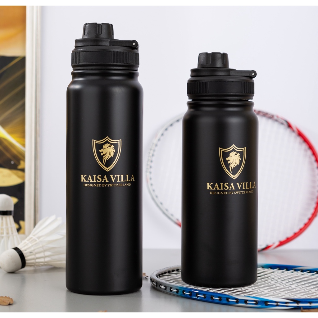 800/600ml Thermos Flask Double Wall Vacuum Insulated Stainless Steel ...