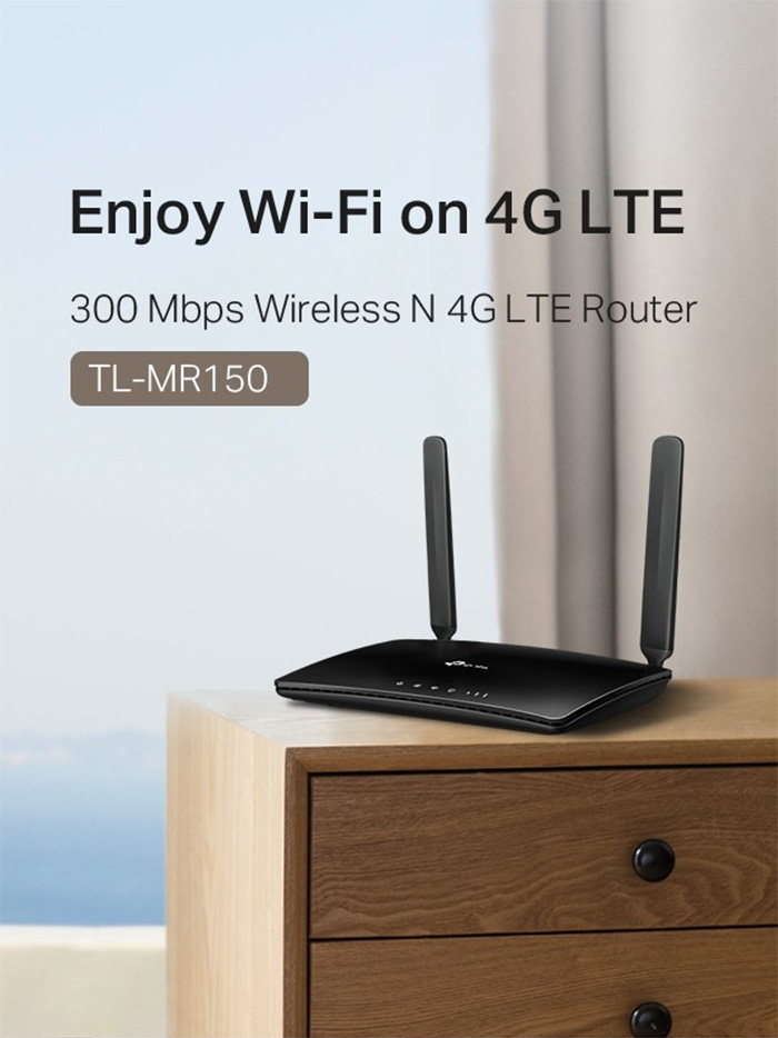 TP-Link TL-MR150 300Mbps Wireless N 4G LTE Wi-Fi Router with FREE DITO 5G  SIM CARD, Openline Broadband Modem Wifi, TPLink, TP Link LTE Router