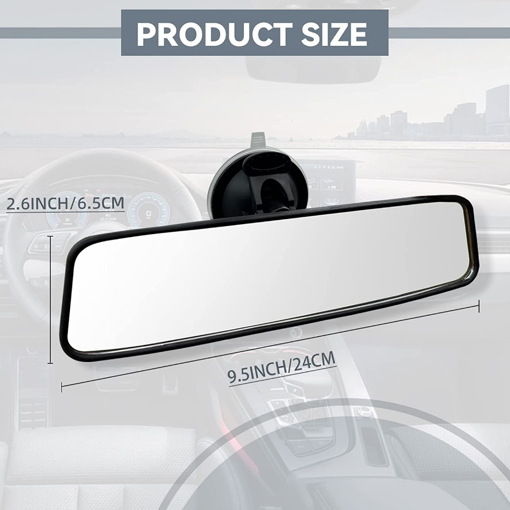 Universal Adjustable Wide Suction Rear View Mirror for Car Thickened ...