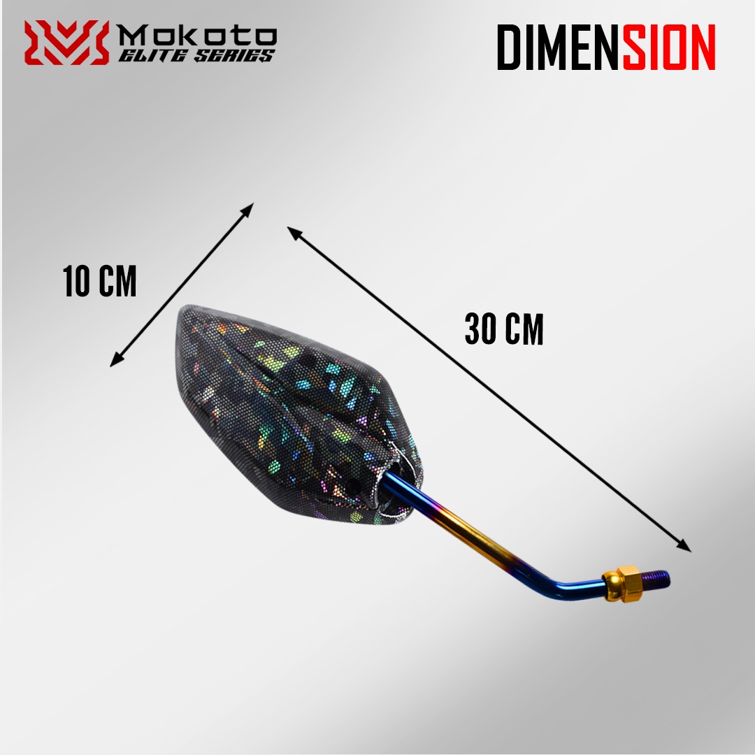 MOKOTO ELITE SERIES CAMOUFLAGE SIDE MIRROR SHORT AND LONG STEM SIDE ...