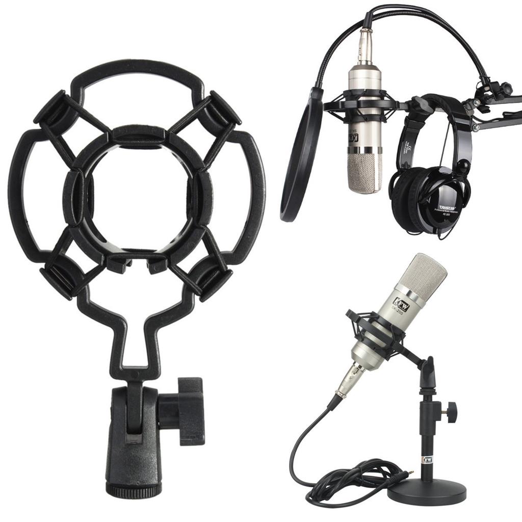 RIXTON Adjustable Microphone Stand / Phone Holder / Mic Filter Shield ...