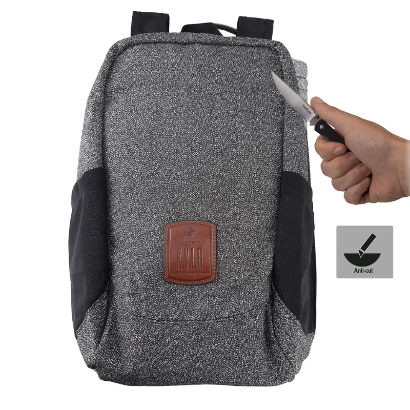 IT Luggage Kvlr The Explorer Anti Theft Bag Grey Waterproof Slash Proof Travel Backpack Shopee Philippines