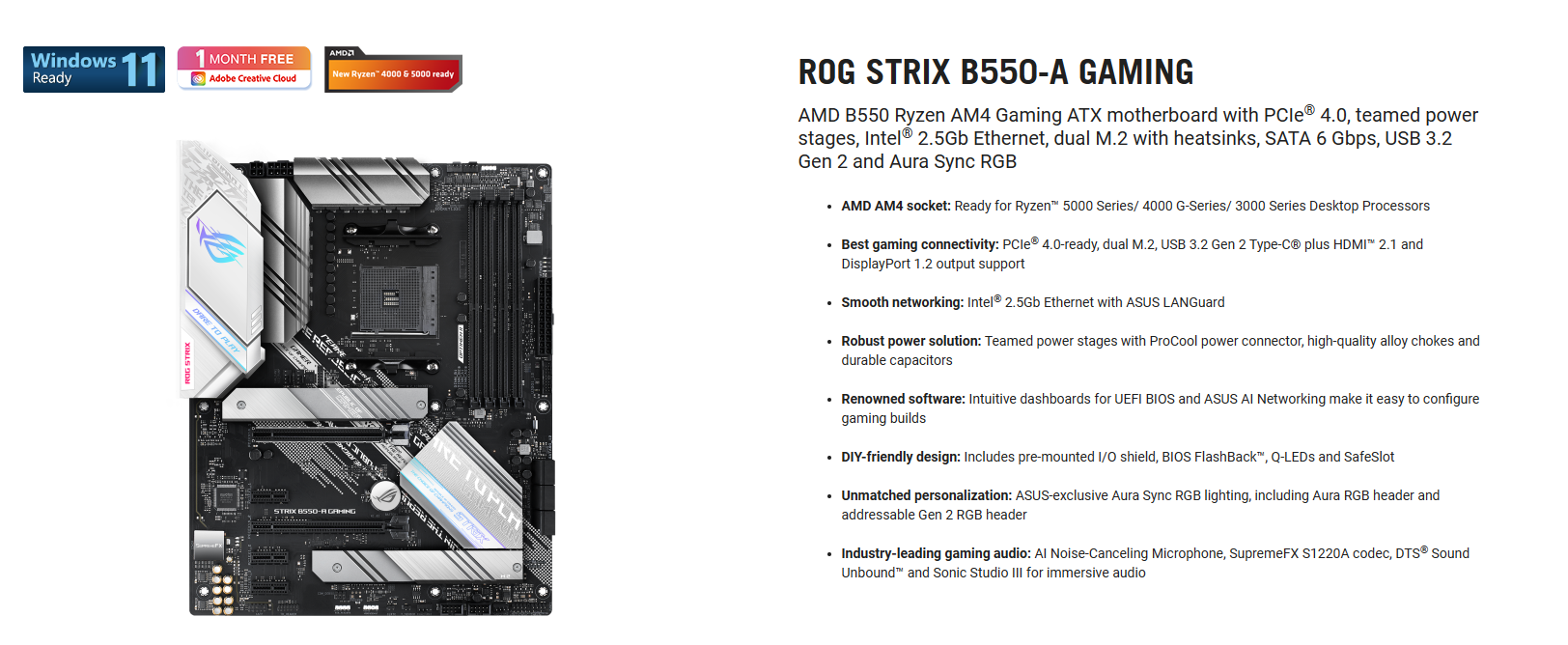 ROG STRIX B550-A GAMING