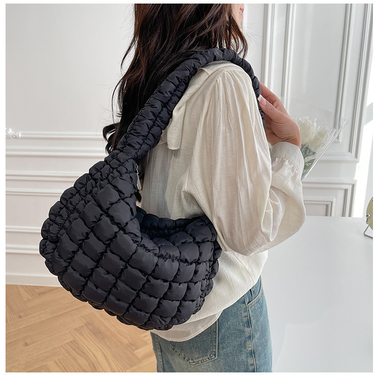 Mumu Select M318 Korean Nylon Jennie Cos Bag Cloud Shoulder Bags With ...