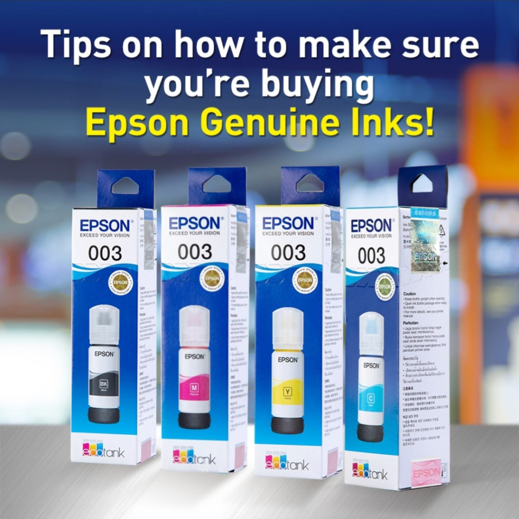 Genuine Epson 003 Inks 65ml Ciss Bottle Shopee Philippines 1555