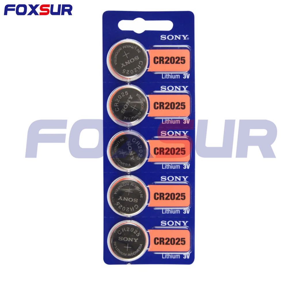 5PCS Sony CR2025 CR 2025 DL2025 BR2025 KCR2025 3V Lithium Battery For ...