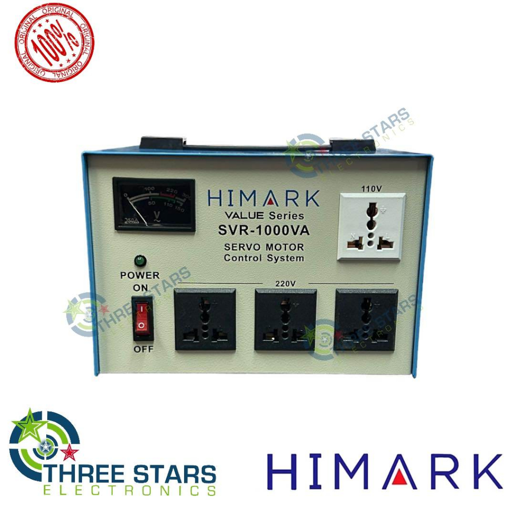 Himark 1000 AVR Automatic Voltage Regulator 1000watts SVR-1000VA Servo ...
