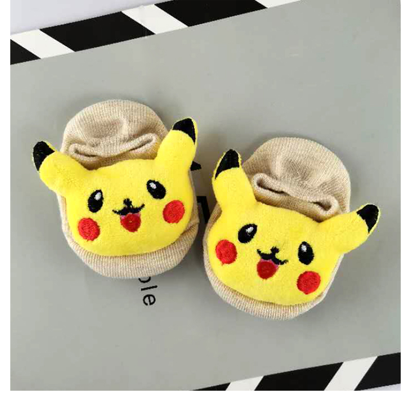 Socks for Baby boy girl Invisible socks dispensing anti-slip 3D Cartoon ...