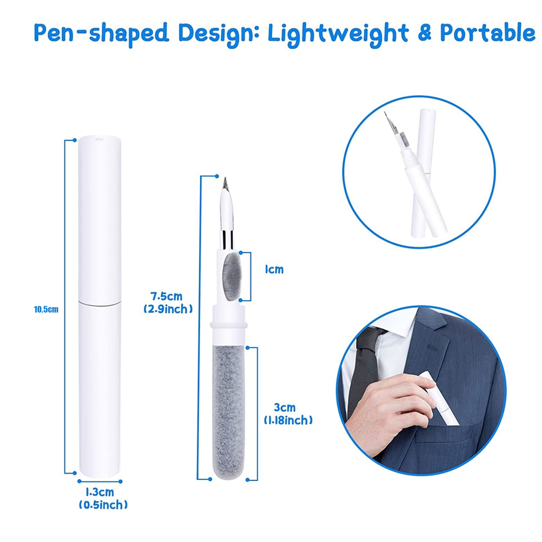 Multi-function device dust collector Bluetooth headphone cleaning pen ...