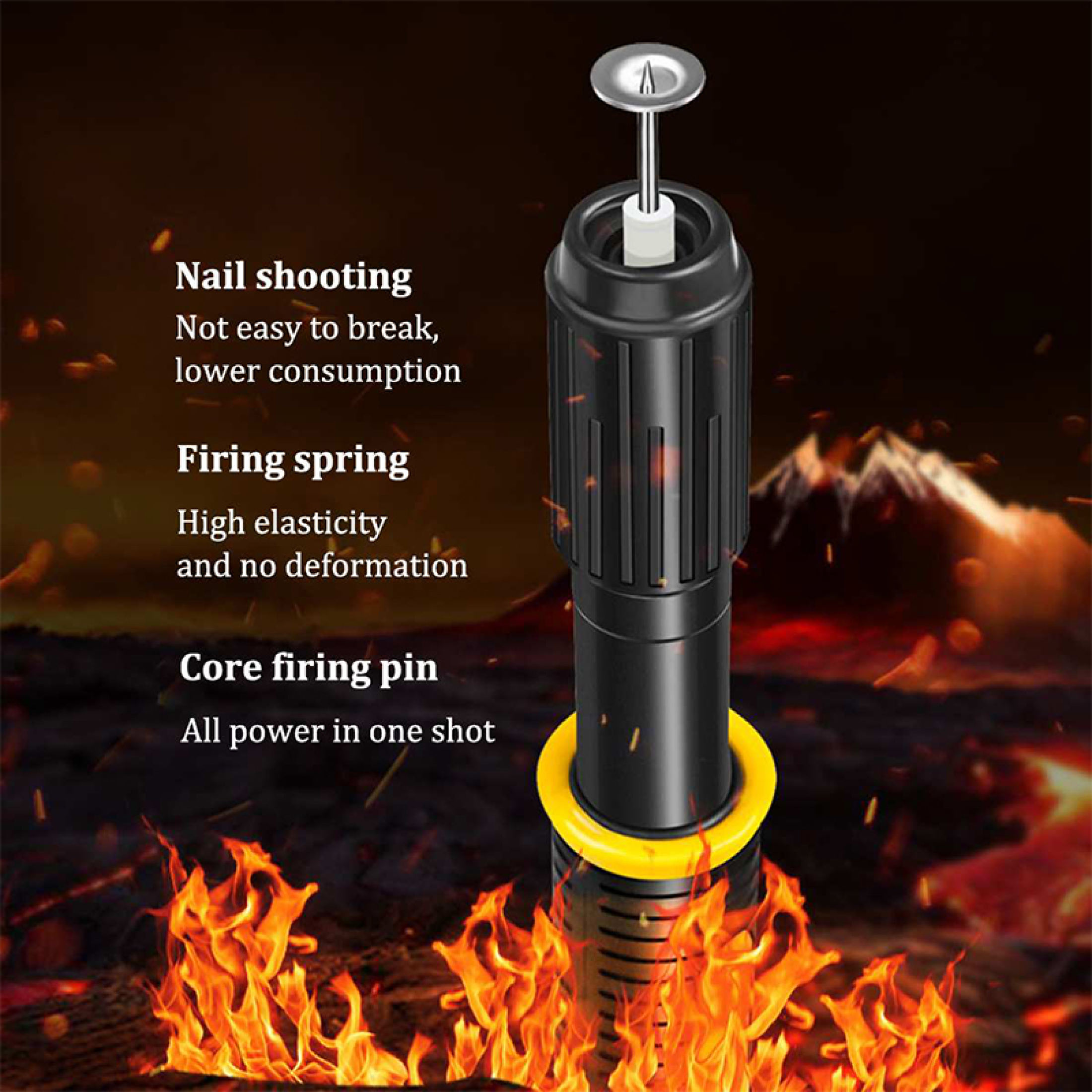 Nail Gun Manual Steel Rivet gun Tufting Nail Gun Concrete Wall Gun Pipe ...