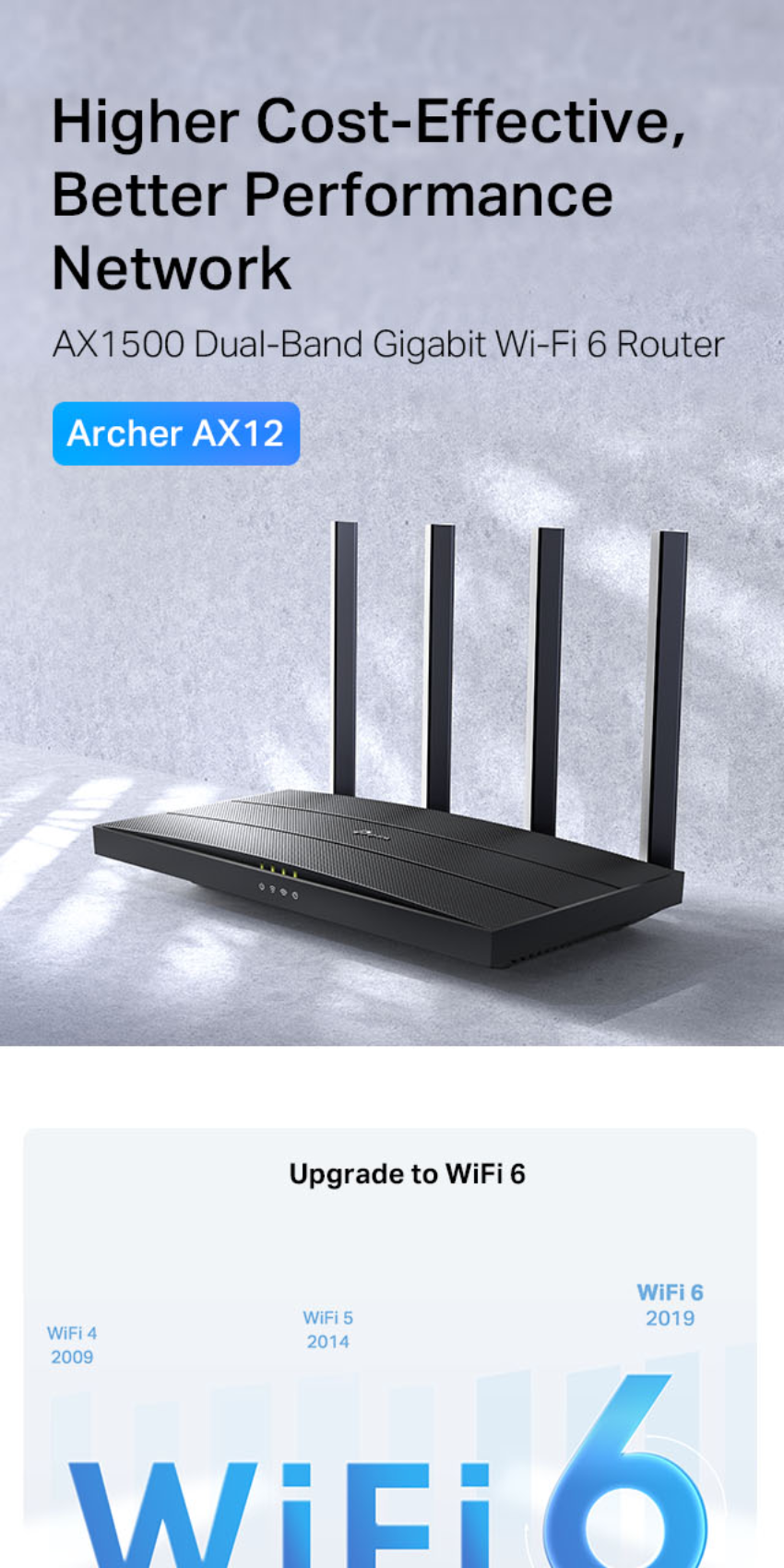 Archer AX1500, Routeur WiFi 6 AX1500