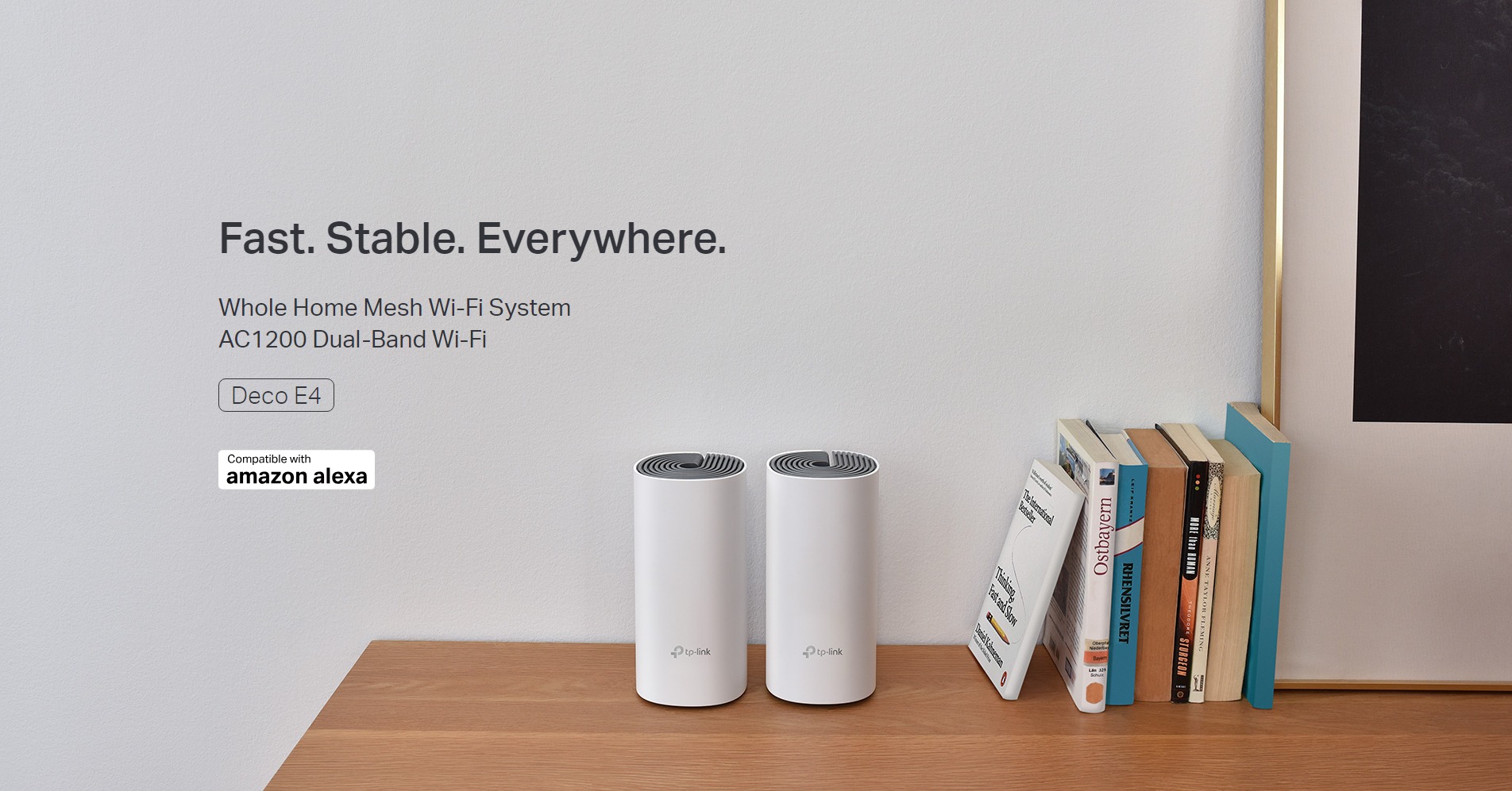 TP-Link Deco E4 AC1200 Whole Home Mesh Dual Band Wi-Fi System w ...